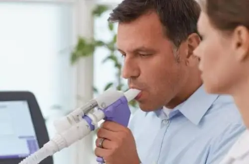Realización de espirometría